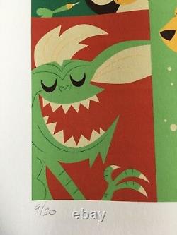 Gremlins 2010 art print #9/20 Gizmo Dave Perillo Christmas Holiday Horror mondo