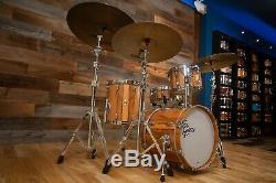 Gretsch USA Custom 3 Piece Bebop Drum Kit Limited Edition 1 Of 25 Red Gum Exotic