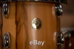 Gretsch USA Custom 3 Piece Bebop Drum Kit Limited Edition 1 Of 25 Red Gum Exotic