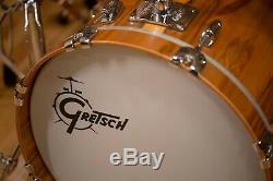 Gretsch USA Custom 3 Piece Bebop Drum Kit Limited Edition 1 Of 25 Red Gum Exotic