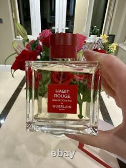 Guerlain Habit Rouge 3 Piece Limited Edition Gift Set 100ml EDT NEW in Box