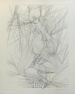 Guillaume Azoulay CONTRACTION Hand Signed 1983 Limited Edition Etching DANCE ART