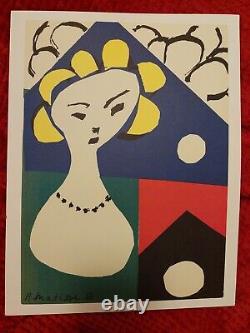 HENRI MATISSE 1950 PRINT CUT OUTS Exhibition LIMITED EDITION Official Henry M