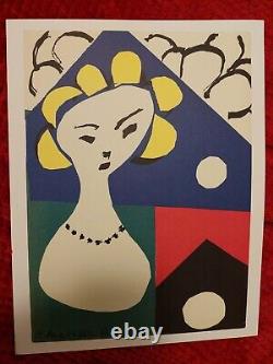 HENRI MATISSE 1950 PRINT CUT OUTS Exhibition LIMITED EDITION Official Henry M