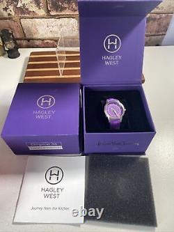 Hagley West Original 36 Wrist Watch Purple Limited Edition 61 Of 100 Pieces