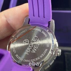 Hagley West Original 36 Wrist Watch Purple Limited Edition 61 Of 100 Pieces