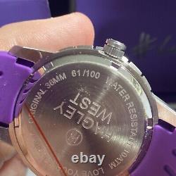 Hagley West Original 36 Wrist Watch Purple Limited Edition 61 Of 100 Pieces