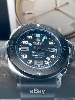 Helfer Divermaster Limited Edition 500m Diver Swiss Automatic 45mm 1000 Pieces