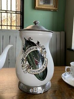 Hendricks Gin 14 Piece Tea Set Boxed New & Unused Official Limited Edition