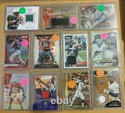 Huge 800+ Vintage Patch Auto Gu Jersey Rookie Insert Sports Card Collection Lot