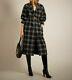 Isabel Marant Virgin Wool Checked Long Coat 34 Runway Collection Piece Near New