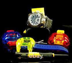 Invicta 52mm Bolt Zeus Magnum Ocean Quest Swiss Chrono with4-Piece Strap Watch