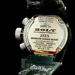 Invicta 52mm Bolt Zeus Magnum Ocean Quest Swiss Chrono with4-Piece Strap Watch