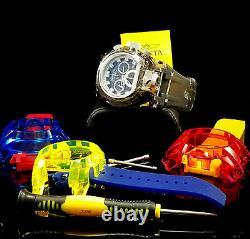 Invicta 52mm Bolt Zeus Magnum Ocean Quest Swiss Chrono with4-Piece Strap Watch