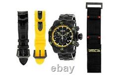 Invicta 52mm Men's Reserve Venom BLACK LABEL Swiss Chrono With 4-Piece Band Watc