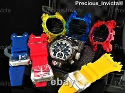 Invicta Reserve 52mm Bolt Zeus Magnum Anatomic Swiss Watch with 4-Piece Strap Set