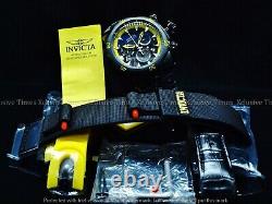 Invicta Reserve 54mm Venom Triple Black Label Swiss Chrono with 3-Piece Band Watch