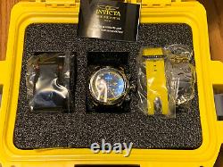 Invicta Yellow Reserve 54mm Venom Platinum Label Swiss 3-Piece Band & Dive Case