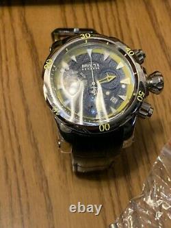 Invicta Yellow Reserve 54mm Venom Platinum Label Swiss 3-Piece Band & Dive Case