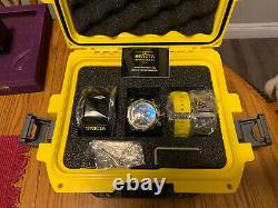 Invicta Yellow Reserve 54mm Venom Platinum Label Swiss 3-Piece Band & Dive Case