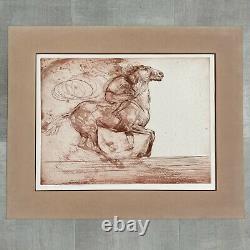 Ivan Valtchev (b 1944 Germany) Signed Etching The Rider