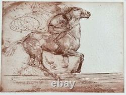 Ivan Valtchev (b 1944 Germany) Signed Etching The Rider