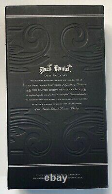 Jack Daniels Gentleman Jack LIMITED EDITION TIME PIECE bottle & RARE BOX