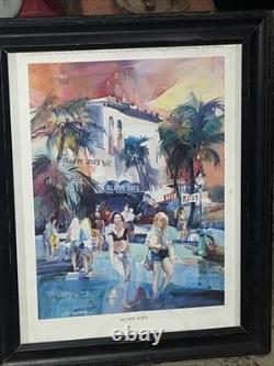 Jack Deloney Sloppy Joes Signed Print Numbered 145/1500