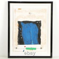 James Coignard Limited Edition Carborundum Print Etude Masse Bleue