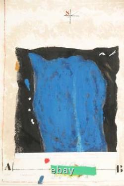 James Coignard Limited Edition Carborundum Print Etude Masse Bleue