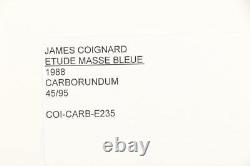 James Coignard Limited Edition Carborundum Print Etude Masse Bleue