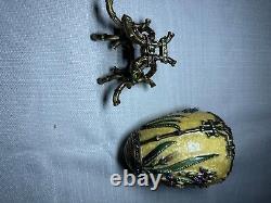 Jay Strongwater Limited Edition BOTANICAL EGG Beautiful Piece Numbered 125