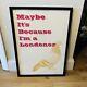 Jayson Lilley I'm A Londoner Screen Print Limited Edition #4/19 70cm X 50cm