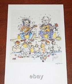 Jerry Garcia Lithograph Not For Kids Only #/1000 Grateful Dead Art Print Poster