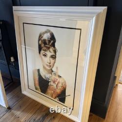 Jj Adams Limited Edition Large Signed Print Audrey Hepburn 68/195