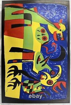 Joan Miró Original Signed Lithograph (1953) from Verve