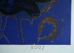 John Hoyland abstract print limited edition etching signed numbered unframed