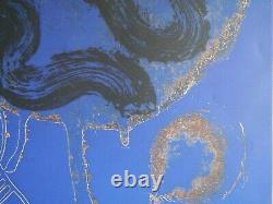 John Hoyland abstract print limited edition etching signed numbered unframed