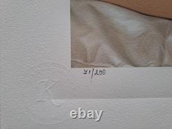 John Kacere Signed Translucent Collectable Lithograph