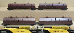 K-Line K676-1891 PRR/Pennsylvania 4 Piece Coil Car Set withCoils O-Gauge USED