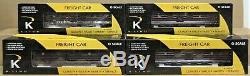 K-Line K676-1891 PRR/Pennsylvania 4 Piece Coil Car Set withCoils O-Gauge USED