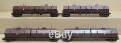 K-Line K676-1891 PRR/Pennsylvania 4 Piece Coil Car Set withCoils O-Gauge USED