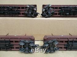 K-Line K676-1891 PRR/Pennsylvania 4 Piece Coil Car Set withCoils O-Gauge USED