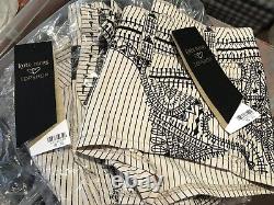 KATE MOSS 2 Piece Jacket Shorts Set Embroidered Pinstripe Aztec Topshop 10 BNWT
