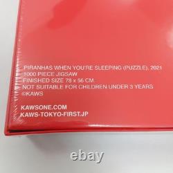 KAWS Piranhas When You're Sleeping 1000 Piece Jigsaw Puzzle Limited Edition