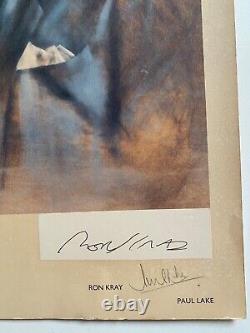 Krays Memorabilia Down. But not out Signed Large Print 525/2000 by Paul Lake