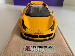 LB Works 1/18 Ferrari 458 Spider Liberty Walk Limited Edition #23 of 40 Pieces