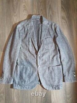 LBM 1911 Limited Edition Unlined Patch Pocket Sports Jacket Gray Size Uk 40R