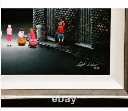 LEIGH LAMBERT limited edition print,'Waiting for the Whistle' 18/50 COA