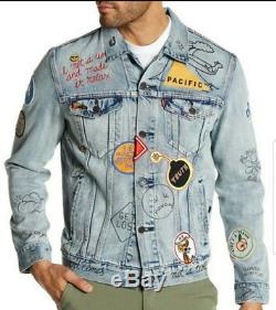 LEVI'S Limited Edition Patch Grafitti Trucker Jacket